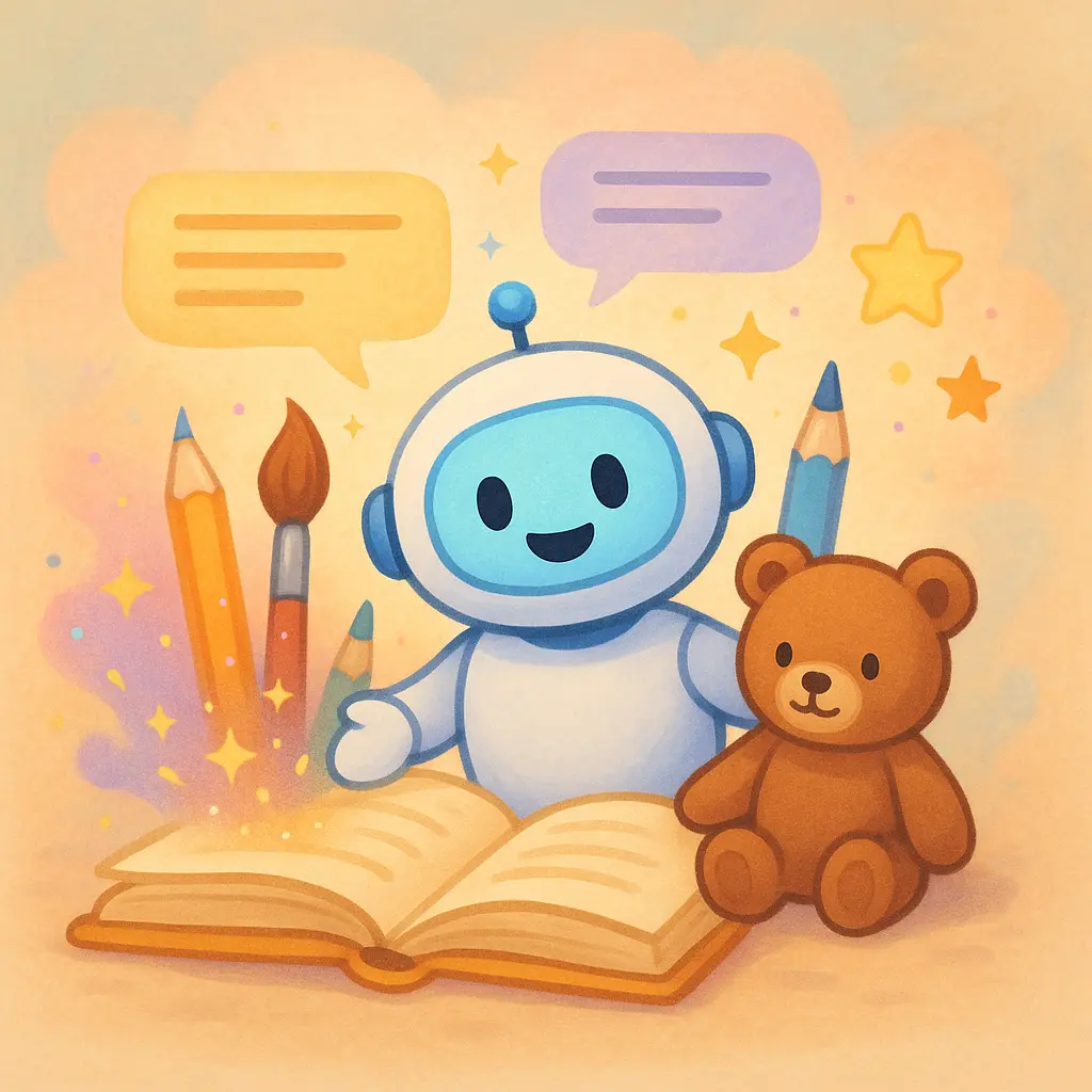 Ilustracja asystenta bajkowego
